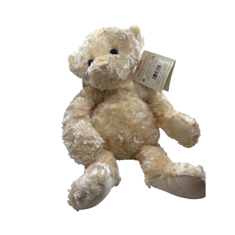 Gund Angel Food Cake Bear Cream Plush Winged Stuffed Animal 15 inch NWT